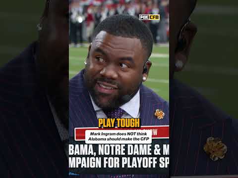 Mark Ingram on Alabama in the CFP #alabama #cfp