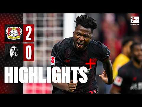 2-0 - Magnificent goals from Poku and Tapsoba | Highlights Bayer 04 vs. SC Freiburg | Bundesliga