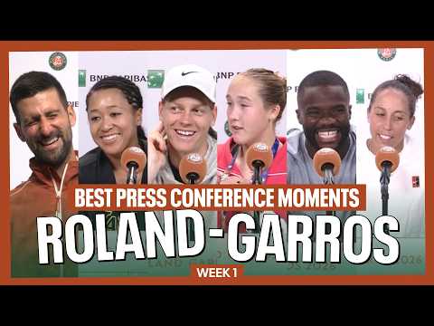 Best of Roland Garros Press Conferences (so far!) 🎙️