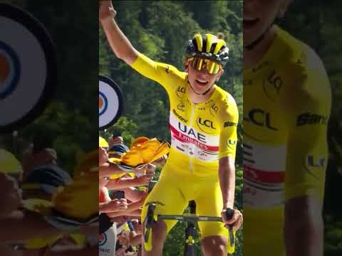Pogacar hits 100! 🥇🏆 Tadej Pogacar scored his 100th pro win in the Tour de France 😮
