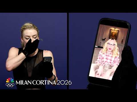 Amber Glenn receives a special video from Madonna | Winter Olympics 2026 | NBC Sports