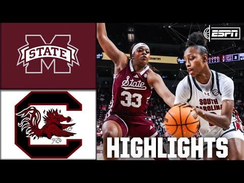 Mississippi State Bulldogs vs. South Carolina Gamecocks | Full Game Highlights | ESPN CBB