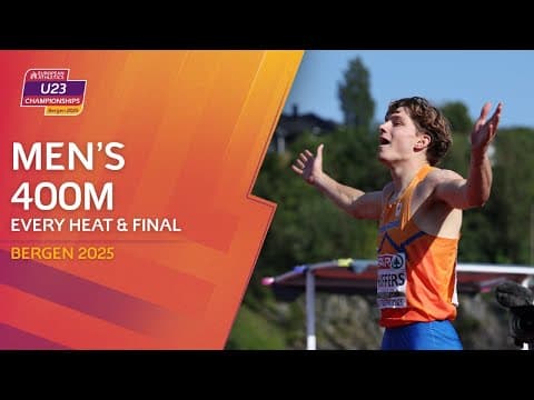 Dutch Delight! 🔥 EVERY Heat & Final of the Men’s 400m | Bergen 2025