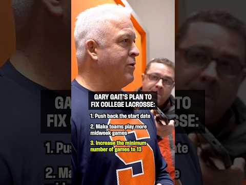 Gary Gait has a BRILLIANT idea to fix Lacrosse 💡 #shorts