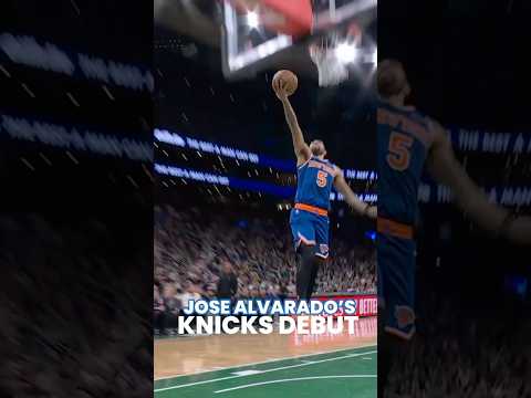 Jose Alvarado’s debut as a Knick? One to remember! #knicks #nba #newyork #debut #hype