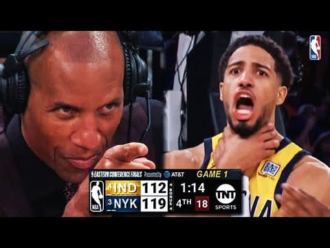 Knicks vs Pacers INSANE GAME 1 ENDING UNCUT | May 21, 2025