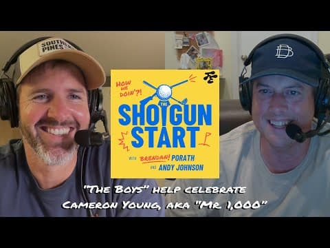 Victory Monday! Cameron Young wins, Mr. 1,000 fraud, & Women's Open | The Shotgun Start