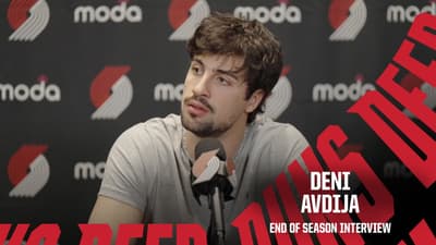 Deni Avdija | 2025-26 End of Season Interview | Portland Trail Blazers | April 30, 2026