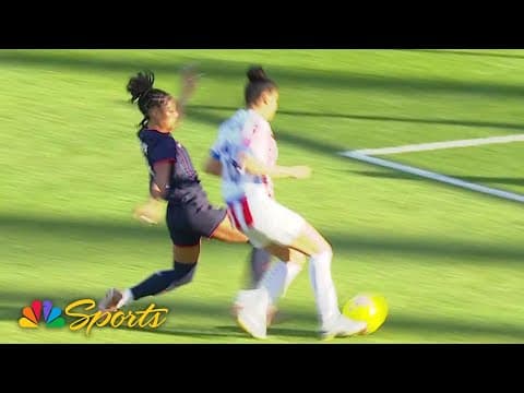 Olivia Moultrie and Croix Bethune connect for USWNT's third vs. Paraguay | NBC Sports