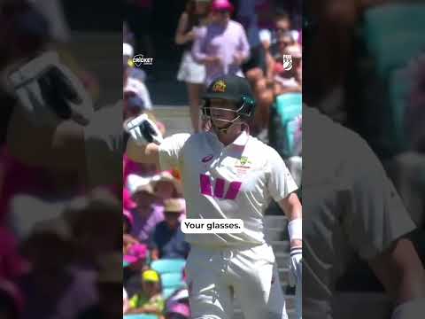 Steve Smith v Brydon Carse's sunnies 😎 #Ashes