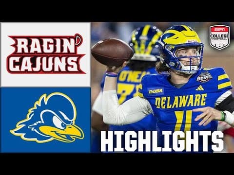 68 Ventures Bowl: Louisiana Ragin' Cajuns vs. Delaware Blue Hens | Full Game Highlights | ESPN CFB