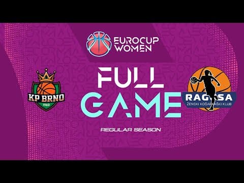 LIVE - KP Brno v ZKK Ragusa | EuroCup Women 2025-26 | Regular Season