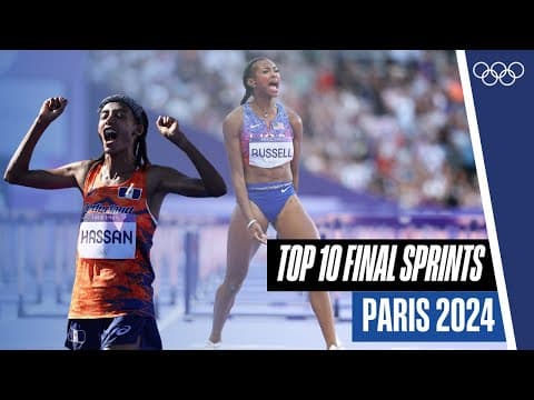 Unforgettable Athletics Finishes #paris2024 🏃‍♂️💨 | Top Moments