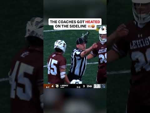 We almost had a COACH FIGHT in the Patriot League Tournament 💥😳 (via CBSSN)