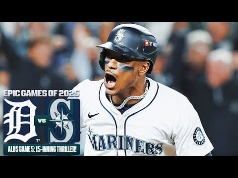 FULL GAME: Jorge Polanco and Mariners' ALDS Game 5 walk-off vs. Tigers to advance to 2025 ALCS!