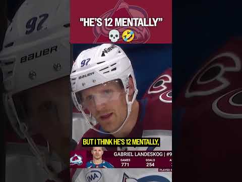 Landeskog is RUTHLESS 🤣