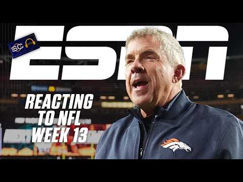 Week 13 Reaction 🍿 Broncos win on stop in OT, who will win the AFC South? | SC with SVP