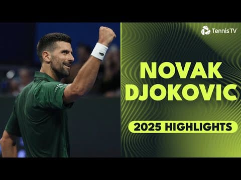 Titles No.100 & 101 And More! 🤯 | Novak Djokovic 2025 ATP Tour Highlight Reel