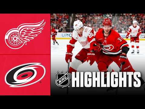 Red Wings vs. Hurricanes | NHL Highlights | February 28, 2026