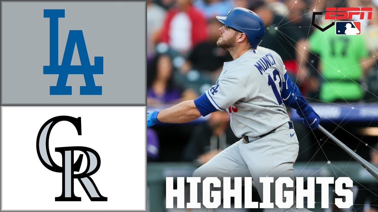 DODGERS HR PARTY 🥳 Los Angeles Dodgers vs. Colorado Rockies | Full Game Highlights | ESPN MLB