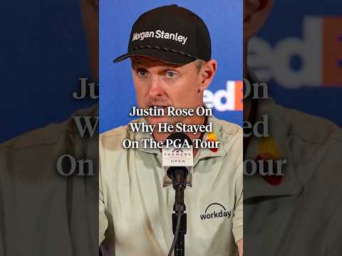 Justin Rose bet on himself. And it's paying off. 😤