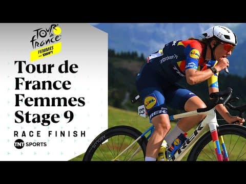 WHAT A MOMENT! 🏆 | Tour de France Femmes Stage 9 Final KM's | TNT Sports Cycling