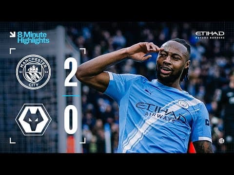 Extended Highlights! | Man City 2-0 Wolves | Dominant City beat Wolves!