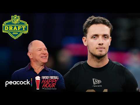 NFL Draft Round 2-3 reactions: Beck, Allar go + Tight ends fly | Fantasy Football Happy Hour (FULL)