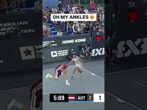 Crossover had him on ice skates ⛸️😮‍💨 #FIBA3x3