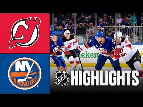 Devils vs. Islanders | NHL Highlights | January 06, 2026