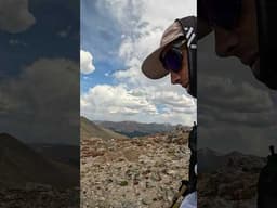 Sharing the peaks with some locals in Colorado! 🐐