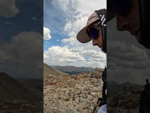 Sharing the peaks with some locals in Colorado! 🐐