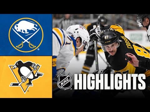 Sabres vs. Penguins | NHL Highlights | November 26, 2025