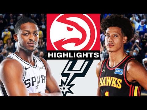 SPURS WILD FOURTH QUARTER SECURES WIN VS. HAWKS
