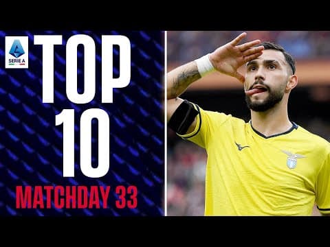 🚨 The BEST Serie A goals from Matchday 33 🚨 | Castellanos, Orsolini, Pellegrino 🔥 | CBS Sports
