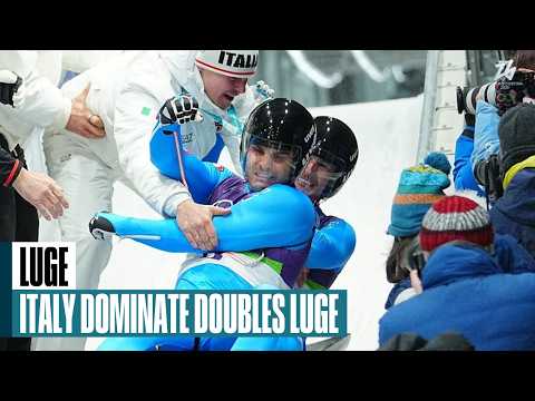 Italy sweeps doubles luge gold with win in men's event