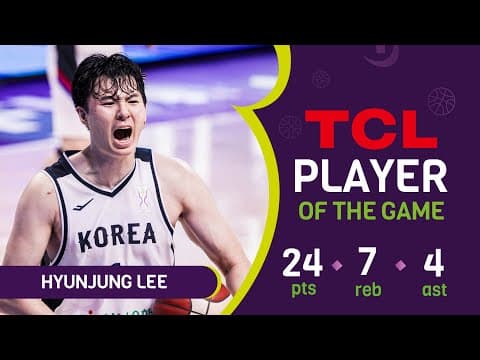 Hyunjung Lee (24 PTS) | TCL Player Of The Game | KOR 🇰🇷 vs QAT 🇶🇦 | FIBA Asia Cup 2025