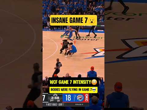 Bodies were FLYING everywhere in Game 7😮