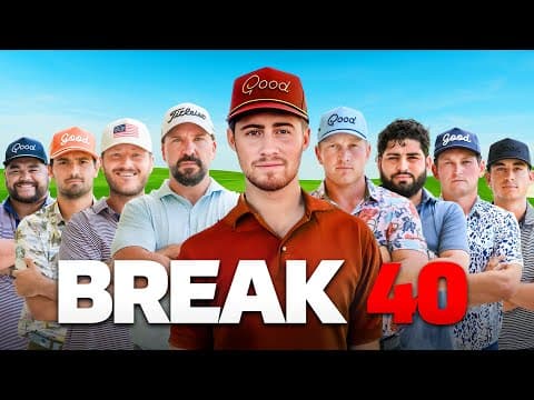 Can we Break 40 in 18 Holes?