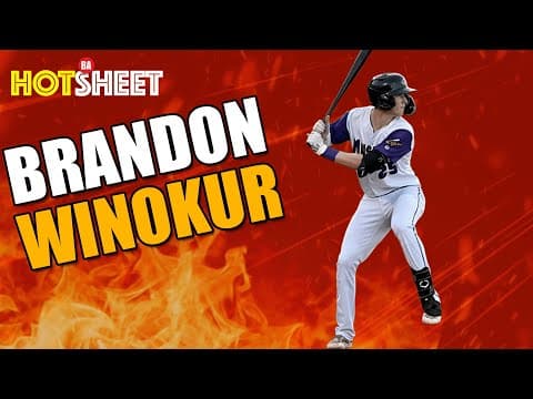 Twins Prospect Brandon Winokur talks AFL & an athletic family | Hot Sheet