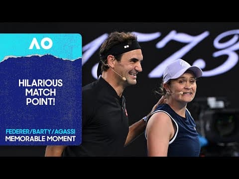 Federer Finishes the Match in Style | Opening Ceremony | Australian Open 2026