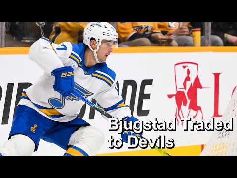 Blues Trade Bjugstad to Devils, Draisaitl and Pastrnak Are Flag Bearers, Injury Updates
