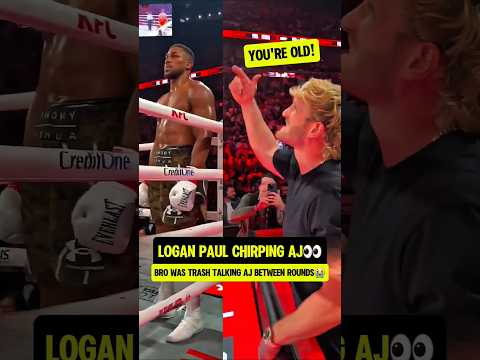 Logan Paul TRASH TALKING AJ😭 live now on @Netflix