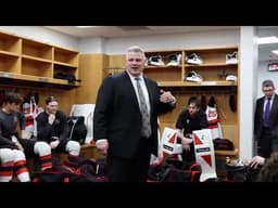 Coach Keefe on Timo Meier's total shot attempts tonight in post-game win speech in St. Louis!