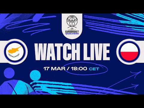 LIVE - Cyprus v Poland | FIBA Women's EuroBasket 2027 Qualifiers | First Round