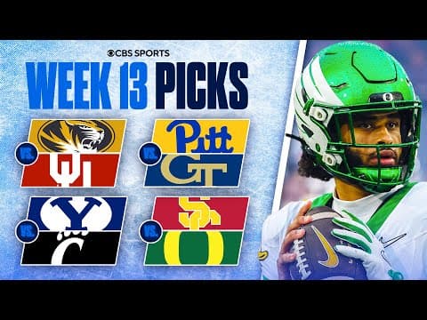 Picks for EVERY Top 25 game in College Football [Full Week 13 Predictions]