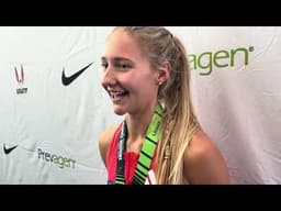 Addy Wiley speaks after impressive 800m win at USA Indoors, thinks she can go faster than 1:59