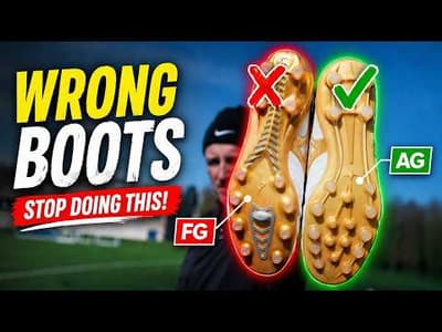 YOU'RE USING THE WRONG FOOTBALL BOOTS! 🚫
