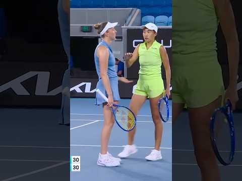 Defence so intense she ended up on the FLOOR! 😳