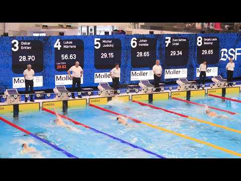 Men's 200 Back (Lukas Martens, 1:55.85 MEET RECORD) - 2026 Bergen Swim Festival